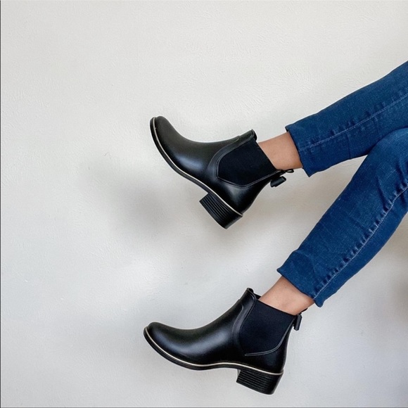 Kate Spade New York Sally Black Rain Ankle Bow Boots Women's Size 6,7,8 - Picture 2 of 12